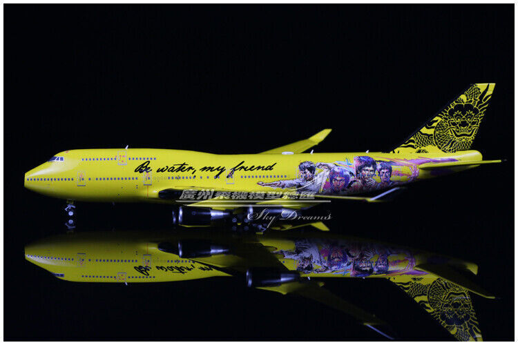 1:400 JC Wings Lee BOEING 747-400 80th Passenger Airplane Diecast Aircraft Model