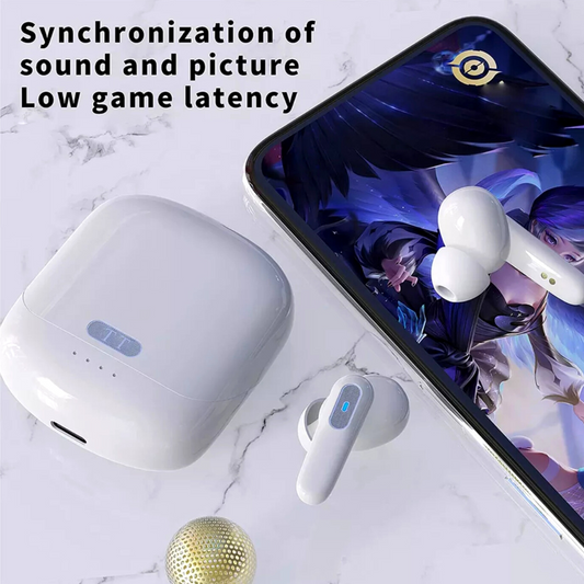 Earbuds Bluetooth 5.0 Headset Wireless Earphones Stereo Headphones Half-in-Ear