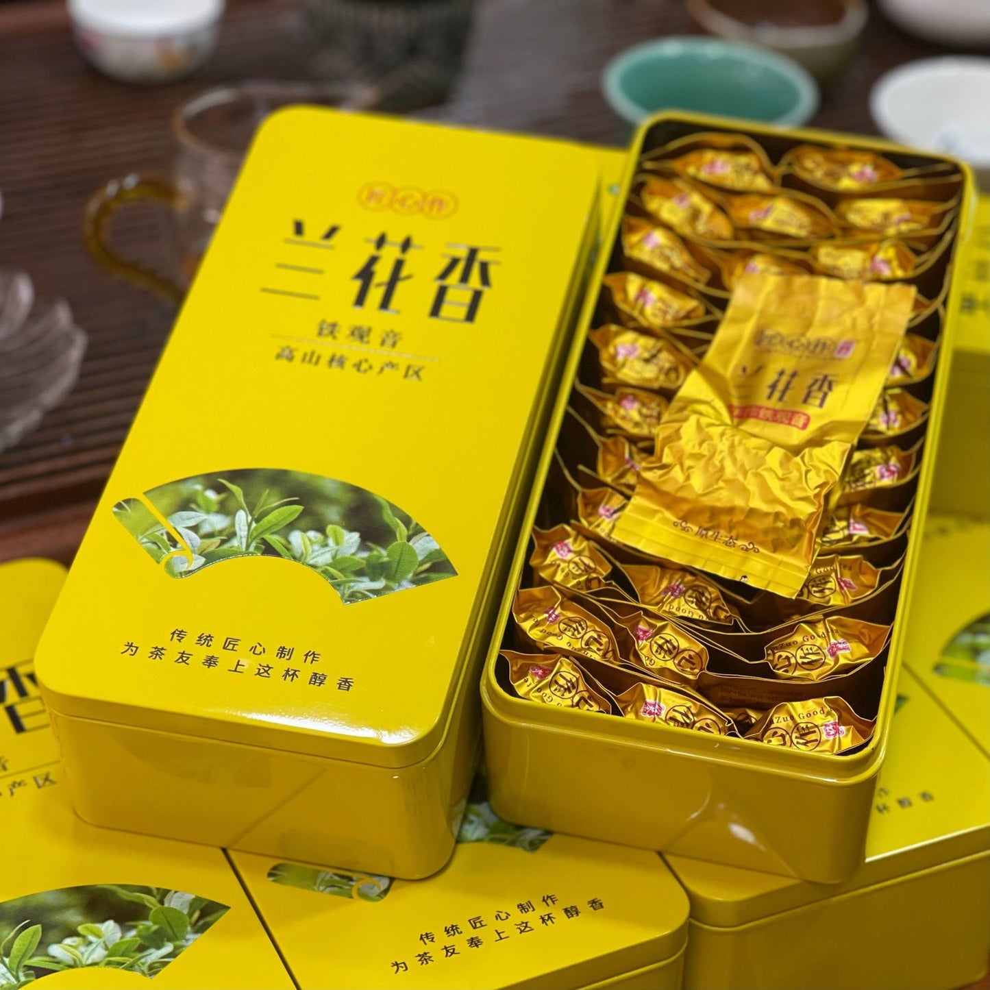New Tea Anxi Tieguanyin Fragrance Tea Orchid Fragrance Oolong Tea Gift Box 250g