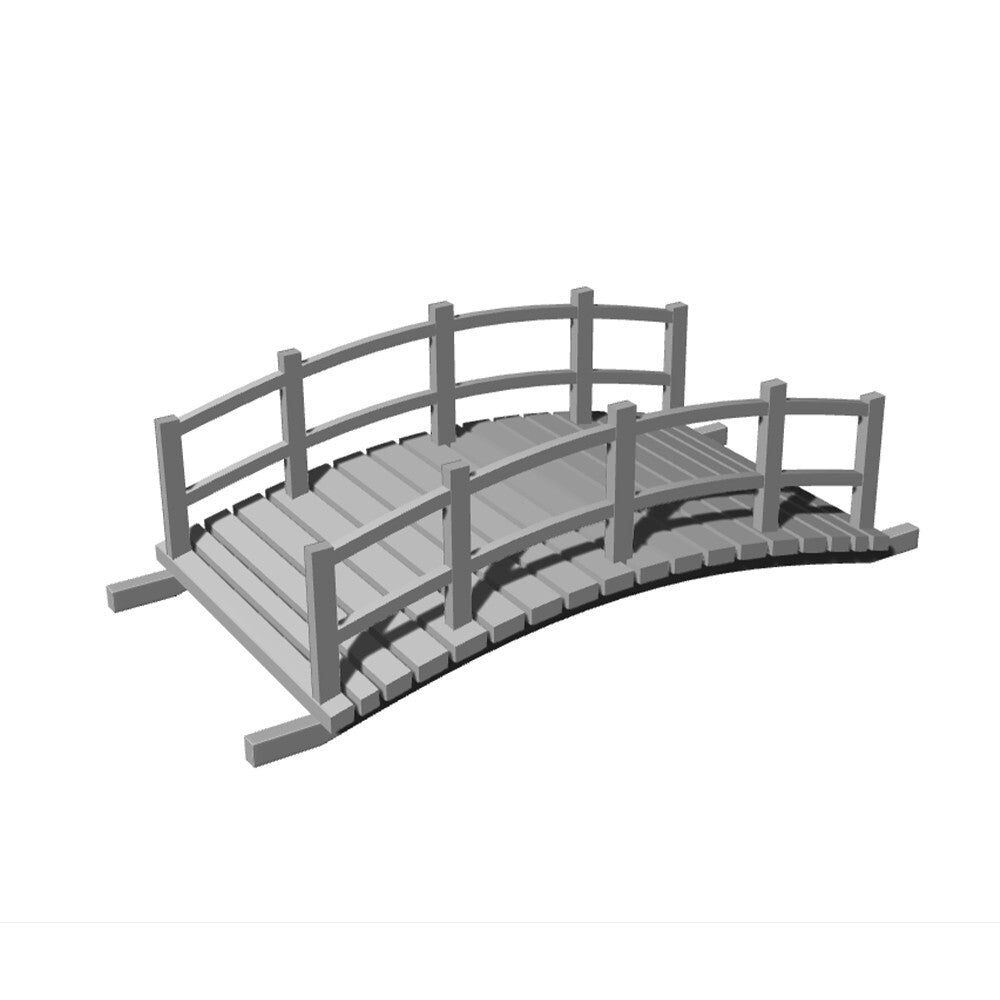 LYT64175 S Scale Miniature Railroad Park Landscape Small Bridge Architecture