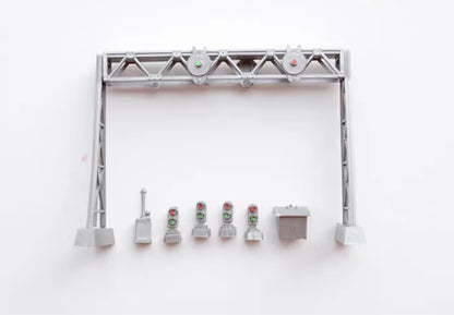 1/87 HO Scale Signal Rack Status Signal+Electrical Box Building Model