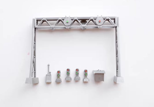 1/87 HO Scale Signal Rack Status Signal+Electrical Box Building Model