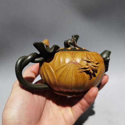 Vintage China Yixing Purple Clay Teapot Zisha Ceremony Exquisite Teaware Collect