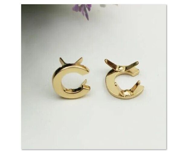 English Letters Rivets 5Pcs Metal DIY Claw Studs Bags Clothes Hats Leather Decor