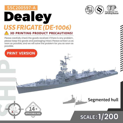SSMODEL 1/200 Military Model Kit USS Dealey Frigate (DE-1006)