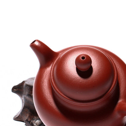 3.4oz Handmade Tea Pot Marked Zisha Dahongpao Clay With Infuser Holes China Pot