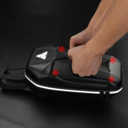 Universal Electric Scooter Head Handle Storage Bag Waterproof EVA PU 5 L Black