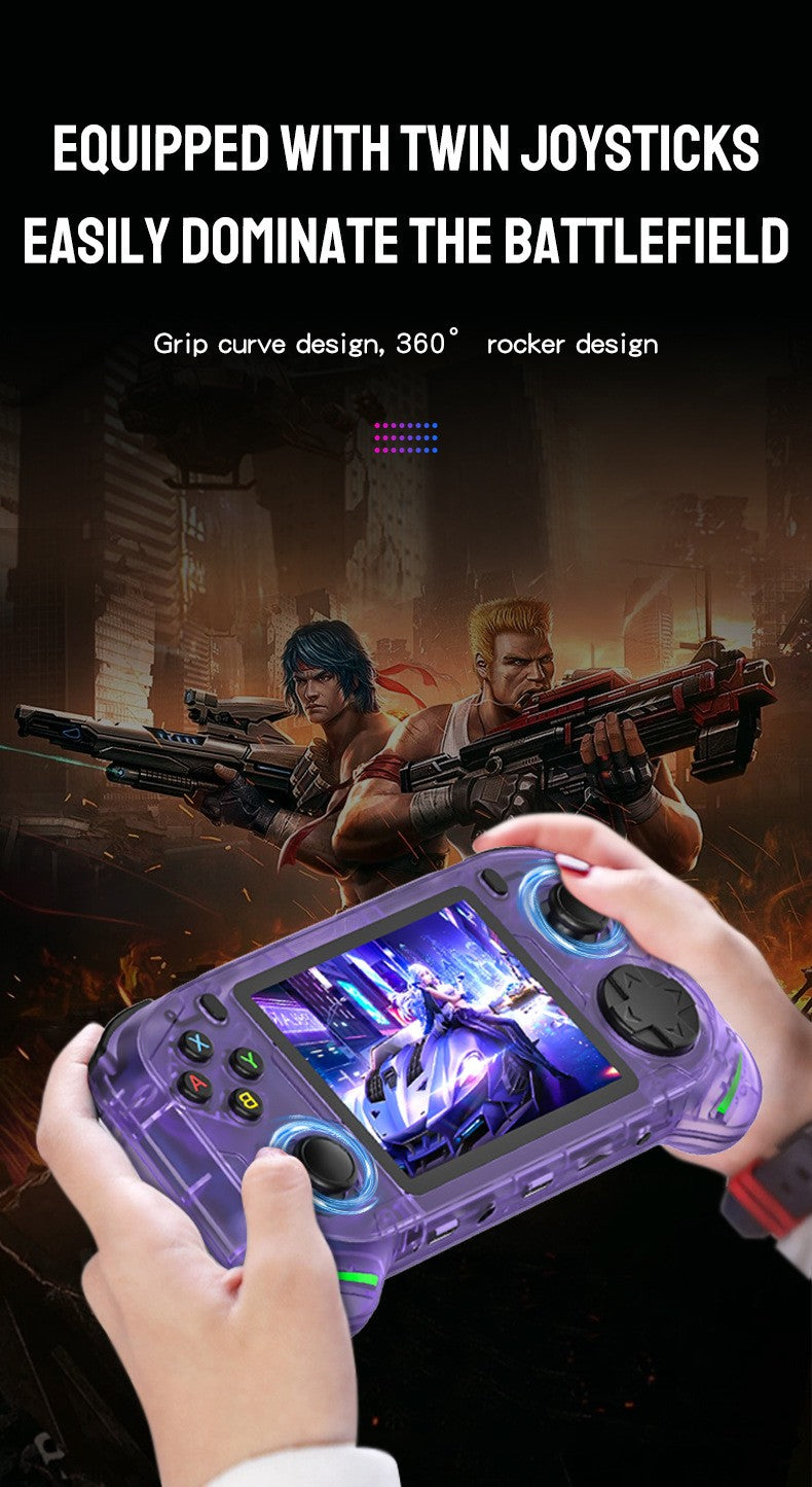 RX6H handheld game console with Linux system and a 3.5-inch high-definition