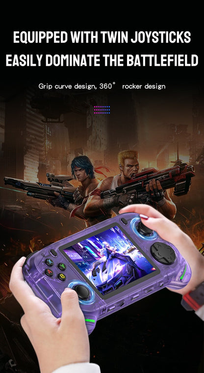 RX6H handheld game console with Linux system and a 3.5-inch high-definition