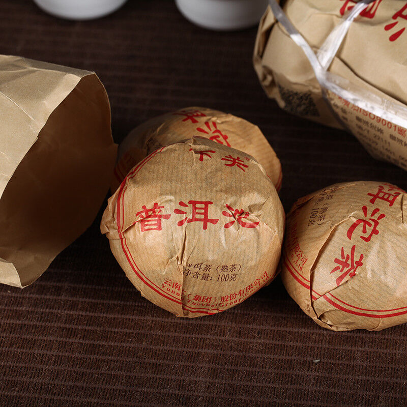 500g Cooked Pu-erh Pu’er Shu Puer Tuo Cha Yunnan 5pcs Nature Ripe Pu erh Tuo Tea