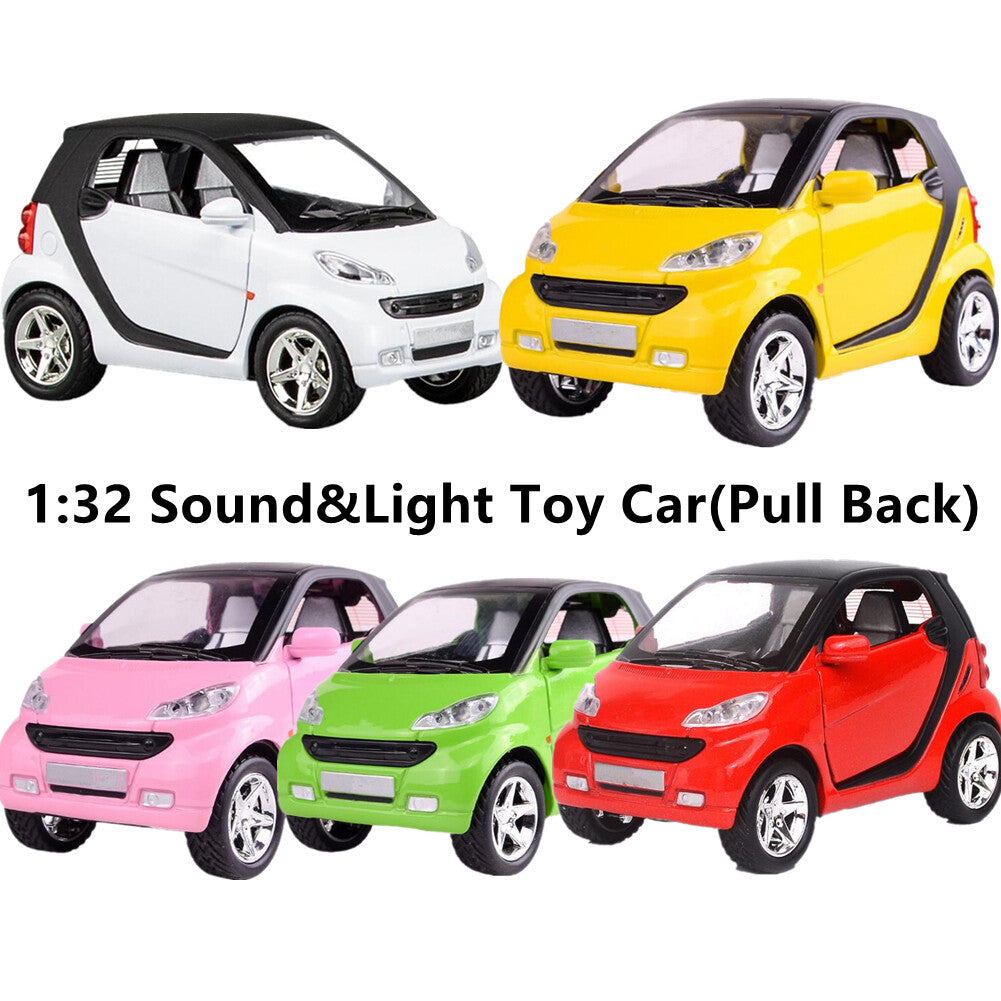 1/32 Pull Back Diecast Car Model Toy Kids Xmas NY Gift With Sound&Light Effect F