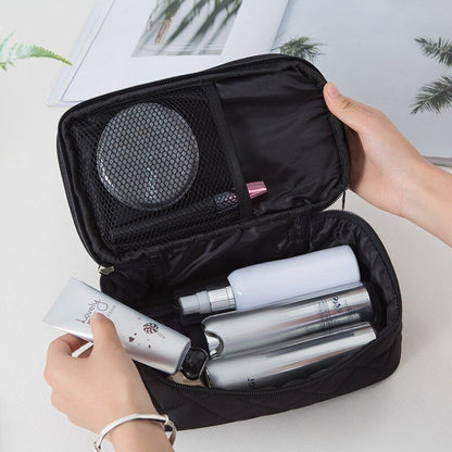 Cosmetic Bag Waterproof Double Layer Travel Organizer Makeup Bag Toiletry Pouch