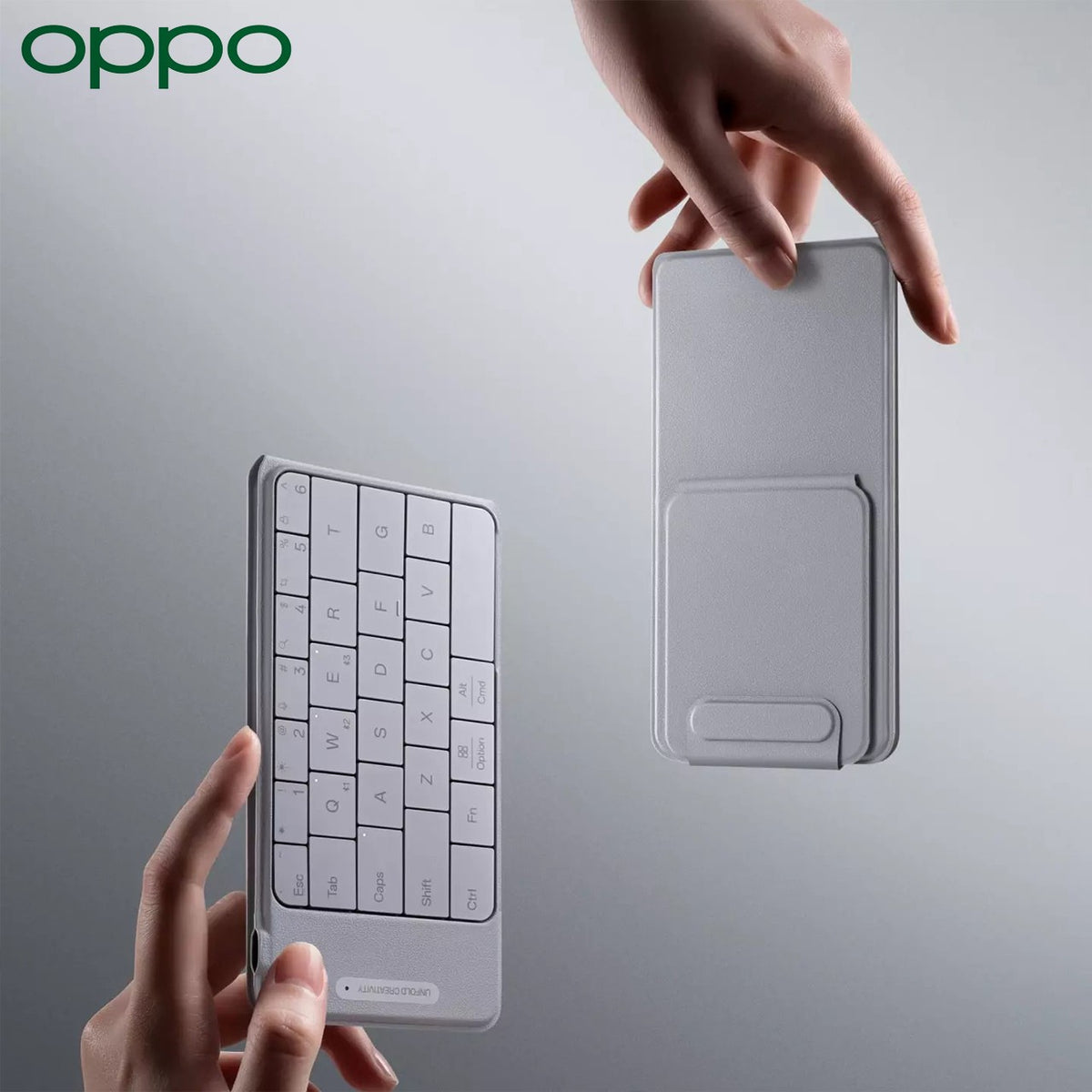 Original OPPO Find N6 Foldable Keyboard – 5mm Ultra Thin, AI Key, Magnetic Stand