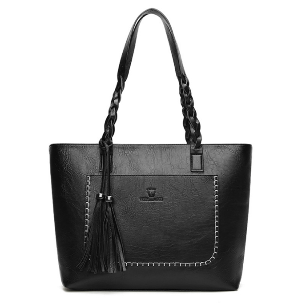 Women Fashion Faux Leather Handbags Tote Shoulder Bag Messenger Crossbody Purse