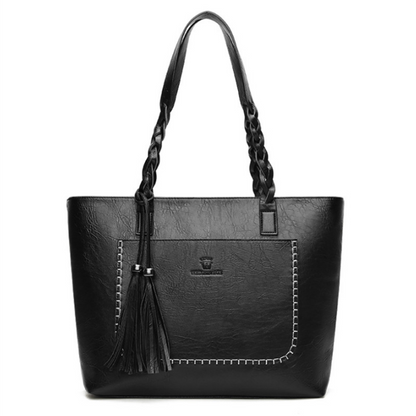 Women Fashion Faux Leather Handbags Tote Shoulder Bag Messenger Crossbody Purse