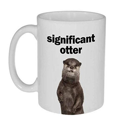 Significant Otter - Other Funny Coffee or Tea Mug 11 ounce, white