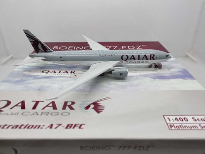 1:400 Phoenix QATAR CARGO BOEING 777-200F Airplane Diecast Aicraft Plane Model