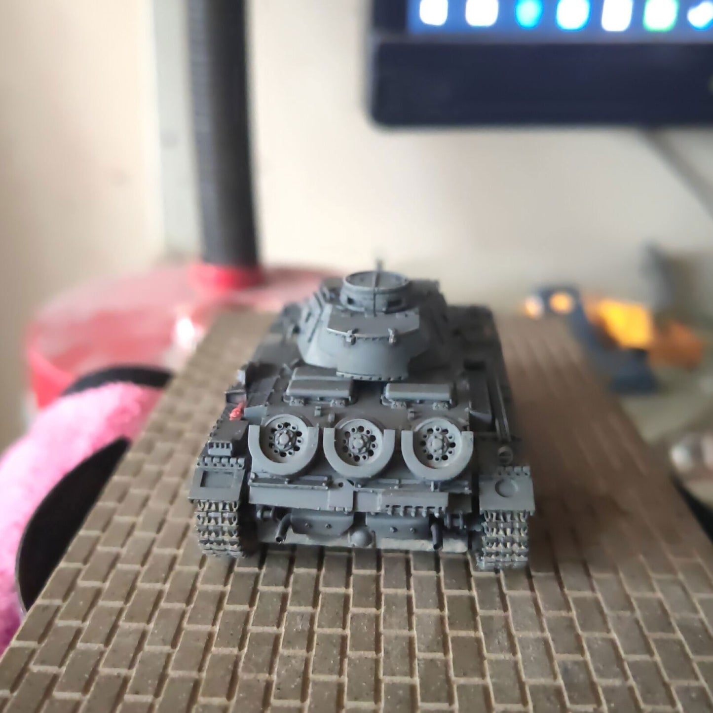 Homemade 1/72 German Late Model IIIF Tank Finished Model Static Ornament Toys