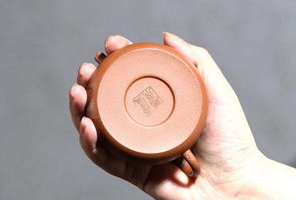 130cc chinese Yixing Handmade Zisha teapot JiangPo clay QinQuan Hu Tea Pot