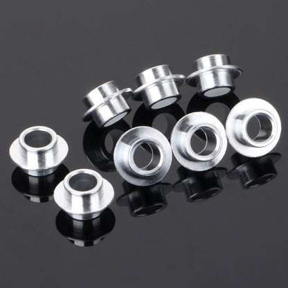 8Pcs 8mm Skate Wheel Aluminum Skateboard Replacement Roller Skates Skating Parts