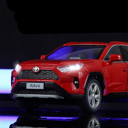 1:24 Toyota RAV4 SUV Diecast Model Cars Toy Off-road Vehicles Collection Gift