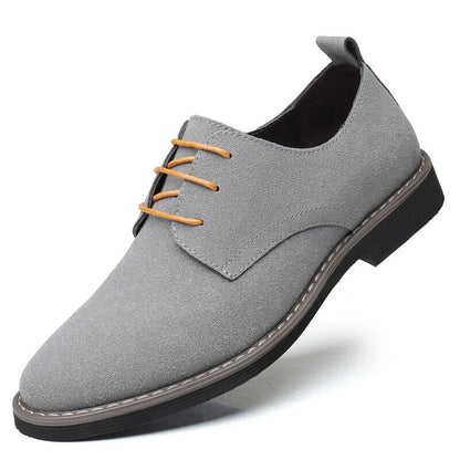 Men Suede Shoes Blue Shoes Men Flats Men Sneakers Casual Men Shoes