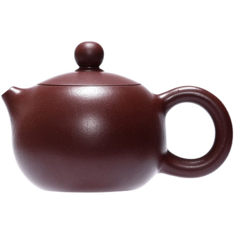 Real Yixing Zisha Tea Pot Xishi Antique Style Dahongpao Clay Ball Shaped Infuser