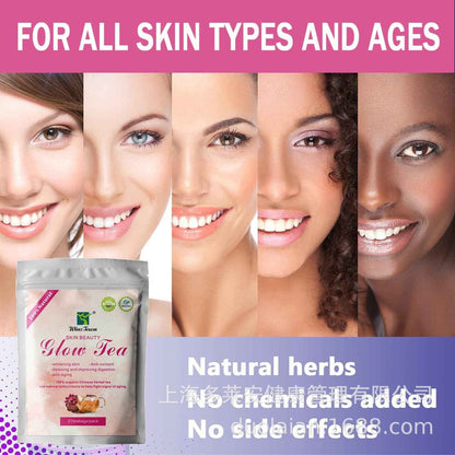Skin glow tea Private Lable lightening skin whitening tea 63g