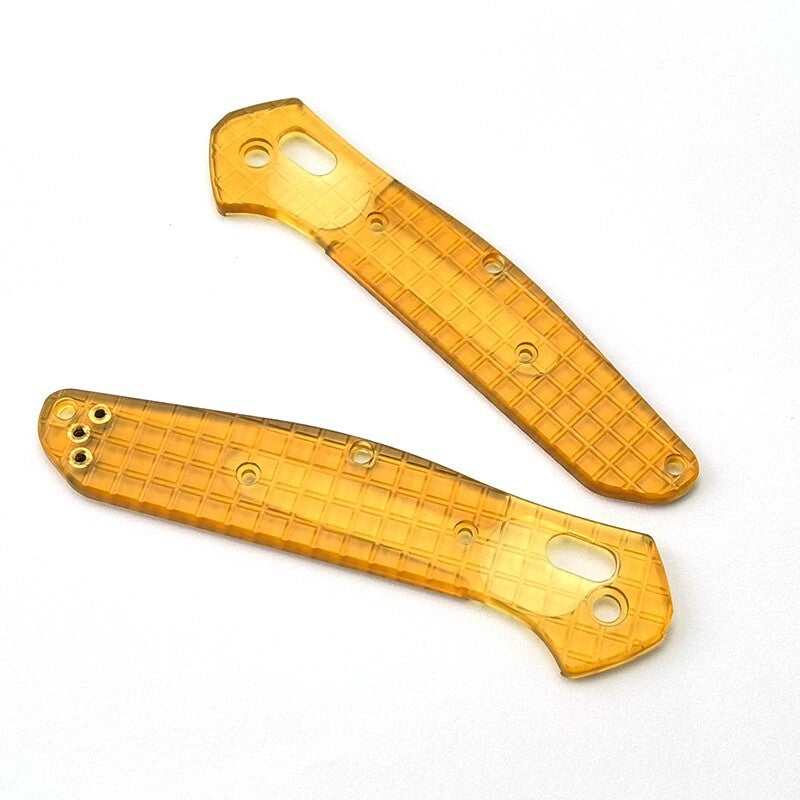 1 Pair Transparent Ultem PEI Handle Scales For Benchmade 940 Osborne Knives