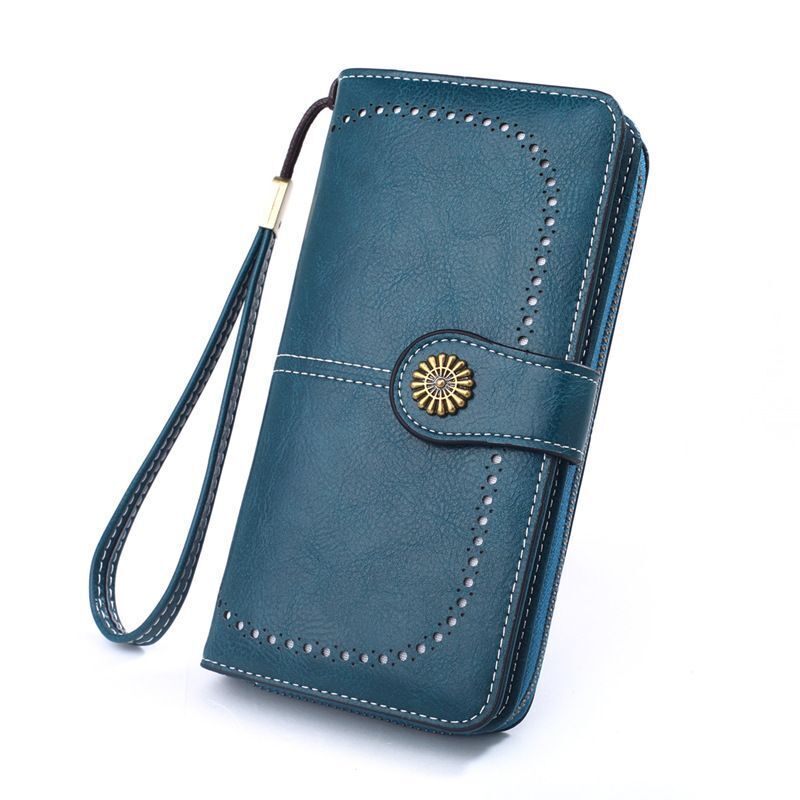 Wallet Synthetic Leather Money Bag Clutch Leisure Purse Style Wallets Long Coin