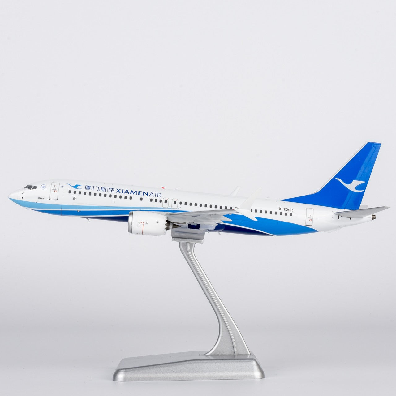 1:200 XiamenAir CCP XiamenAir B737 MAX 8 Passenger Airplane Diecast Plane Model