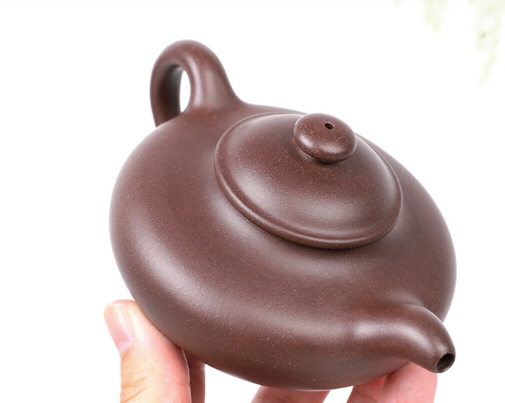 240cc Handmade Purple Clay Tea Pot in Yixing, China, BianYu Hu Gongfu Tea Pot-