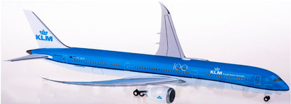 1:200 34CM Hogan KLM BOEING 787-10 Passenger Airplane ABS Plastic Aircraft Model