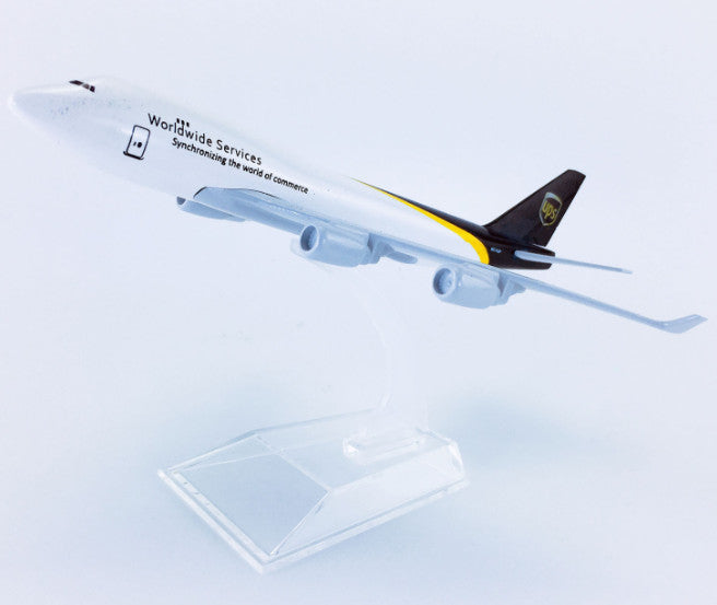 16cm UPS BOEING 747-400 Transport Aeroplane Airplane Diecast Aircraft Model