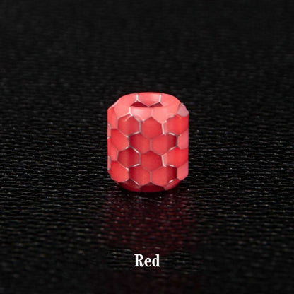 Luminous Resin Snakeskin Knife Pendant EDC Paracord Lanyard Keychain Accessories
