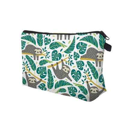 Cosmetic Bag Waterproof Printing Turtle Leaf Toilet Bag Custom Style Traveling