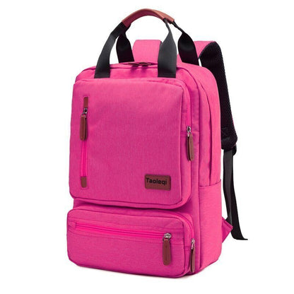 Business Backpack Men Light 15 inch Laptop Bag Oxford Cloth Lady Backpack Gray