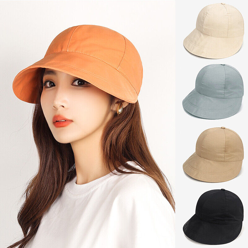 Womens Sun Hat Visors Fisherman Hat Hiking Baseball Cap Beach Cap UV Protection