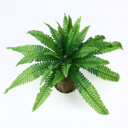 Artificial Plants 24 Heads Fake Fern Palm Tree Leaves Home Decor 46-58cm Plastic
