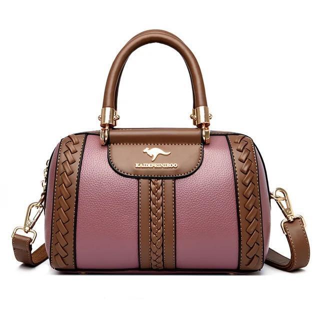 Bolso Cuero Mujer Para Bolsa Moda Lujo Mano Hombro Bandolera Elegante Cartera