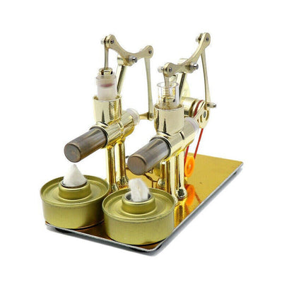 Balance Sterling Engine Miniature Model Steam Power Experimental Toy Model Prop