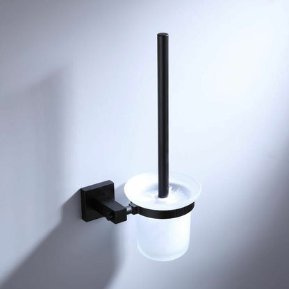 Towel Bars Bathroom Hanger 55CM Matte Black Double Space Aluminum Accessories