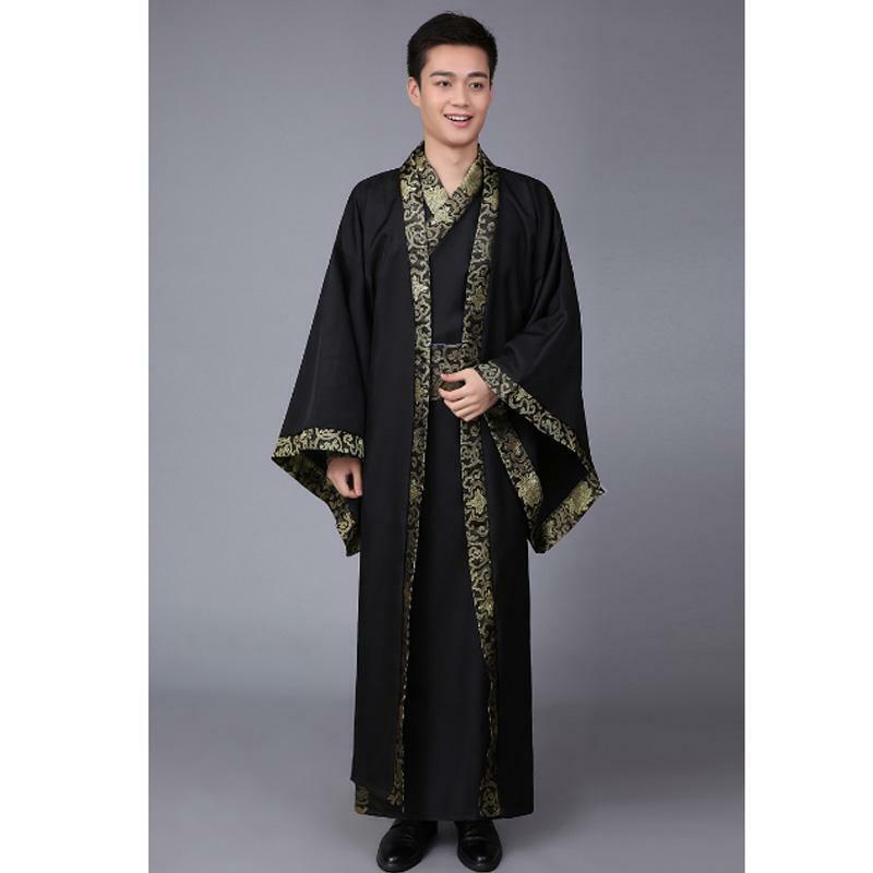 Chinese Ancient Costume Tang Suit Men Hanfu Dress Dynasty Cosplay Party Outfits