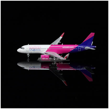 1:400 JC Wings Wizz Air AIRBUS A320neo Passenger Airplane Diecast Aircraft Model