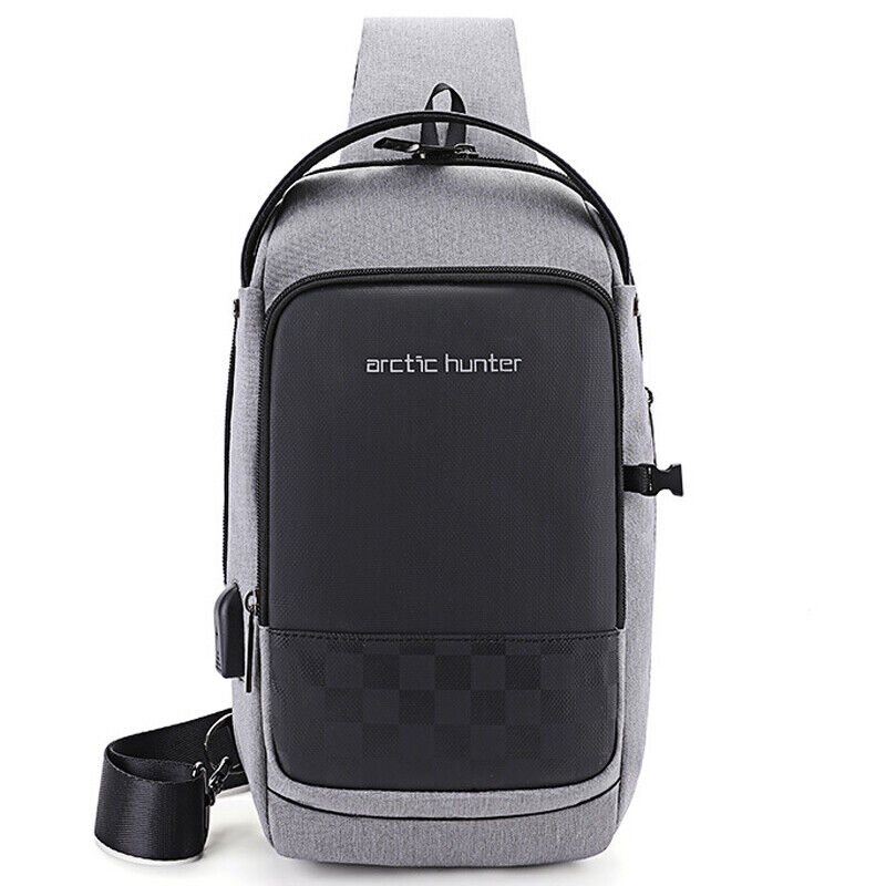 Men's Sling Backpack, Oxford cloth Waterproof Crossbody Bag Outdoor Sport Bags