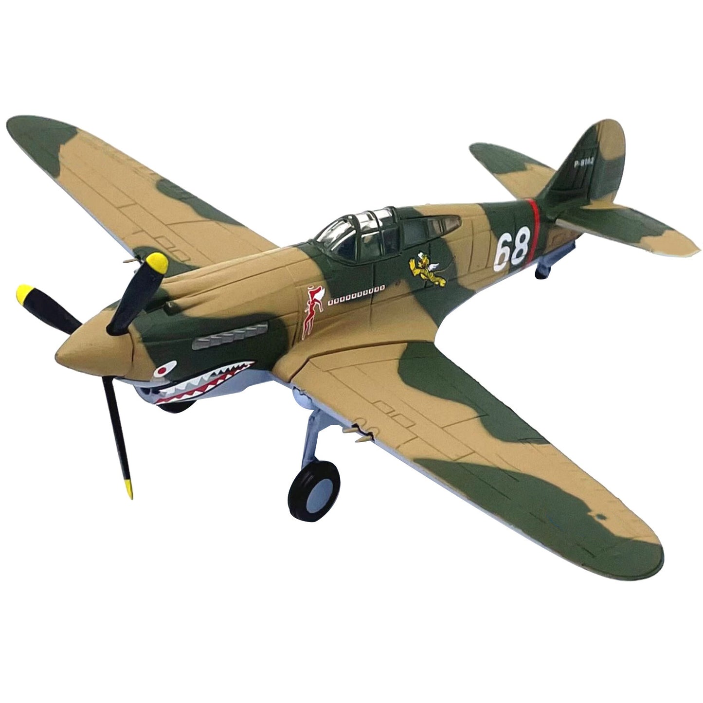 13.5cm Diecast Alloy 1/72 Scale American P40 Fighter Aircraft Model Toy Gift