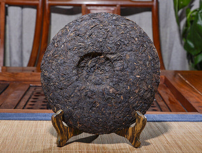Hot 2008 The First Village Lao BanZhang Puer Ripe Pu Erh Tea Old Tree Pu Er 357g