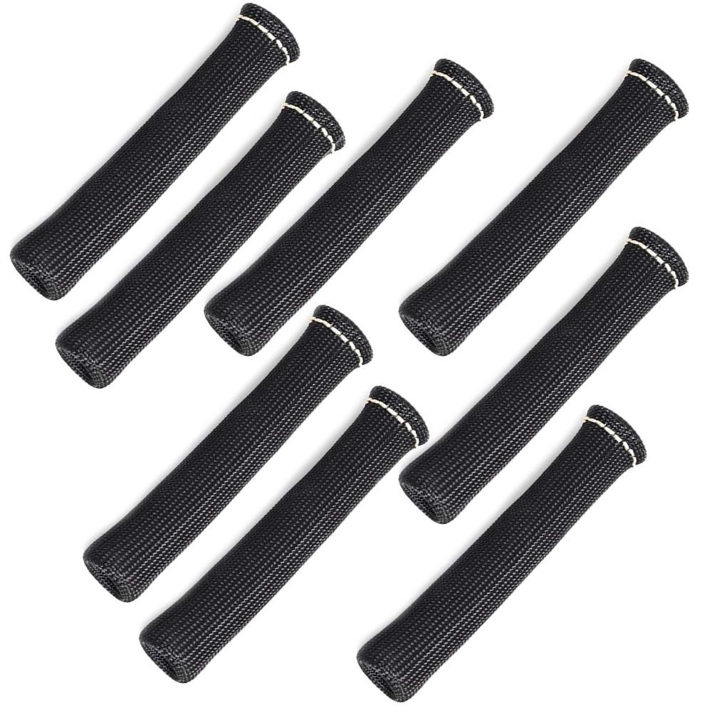 8Pcs Spark Plug Wire Sheath Wire Boots Sleeve Heat Shield Cover For SBC BBC