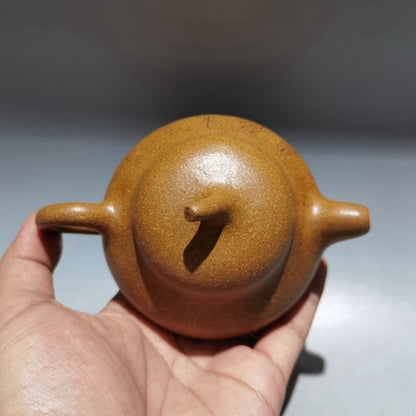 Chinese Yixing Zisha Clay Teapot Eggplant Segment Pot Zhejiang Ning Yucheng Kiln