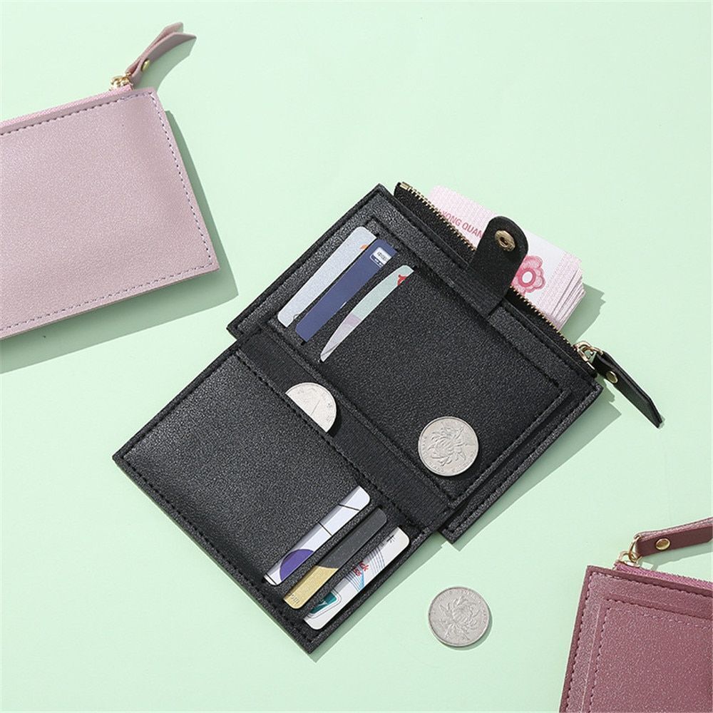 Wallet Women Luxury Fashion Purse Solid Cute Small Wallet Clutch Accessories 1PC
